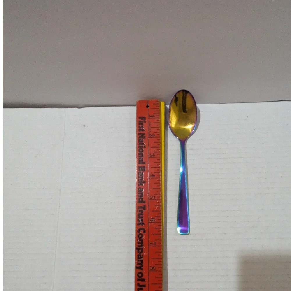 Cambridge Rainbow Titanium Flatware Set 2pc Iridescent Fork Spoon 2019‎